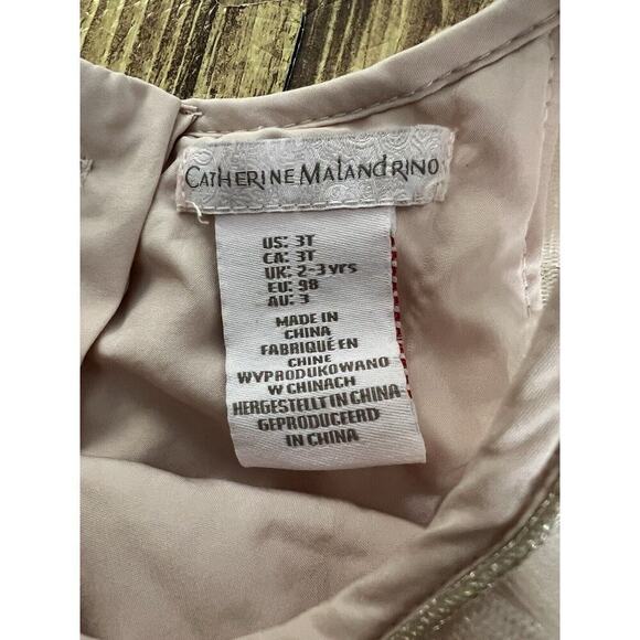 Catherine Malandrino Toddler Sleeveless Pink Dress 3T - Picture 6 of 9